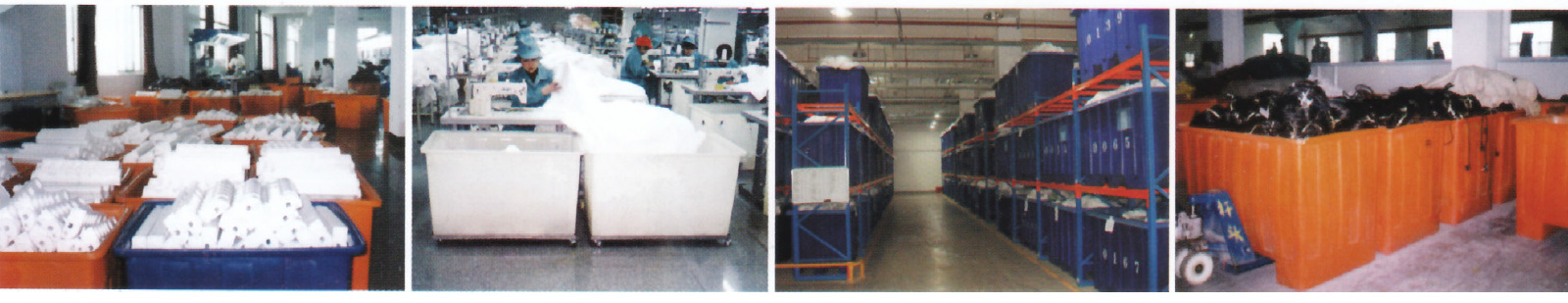 PE方桶、方形周轉(zhuǎn)箱應用圖